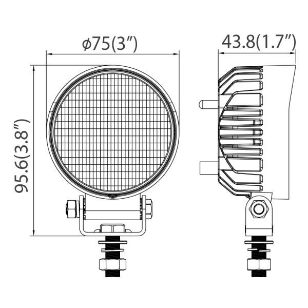 4" 25W LED Work Light CM-2090S PLUS - Image 7