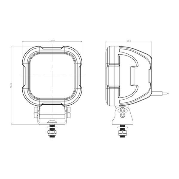 LED HEAVY DUTY AGRICULTURE WORK LIGHT CM-7883 - Image 5